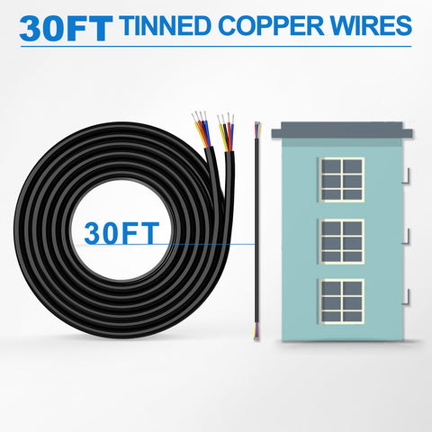 NAOEVO marine-wiring 18AWG cable built to withstand moisture and vibration