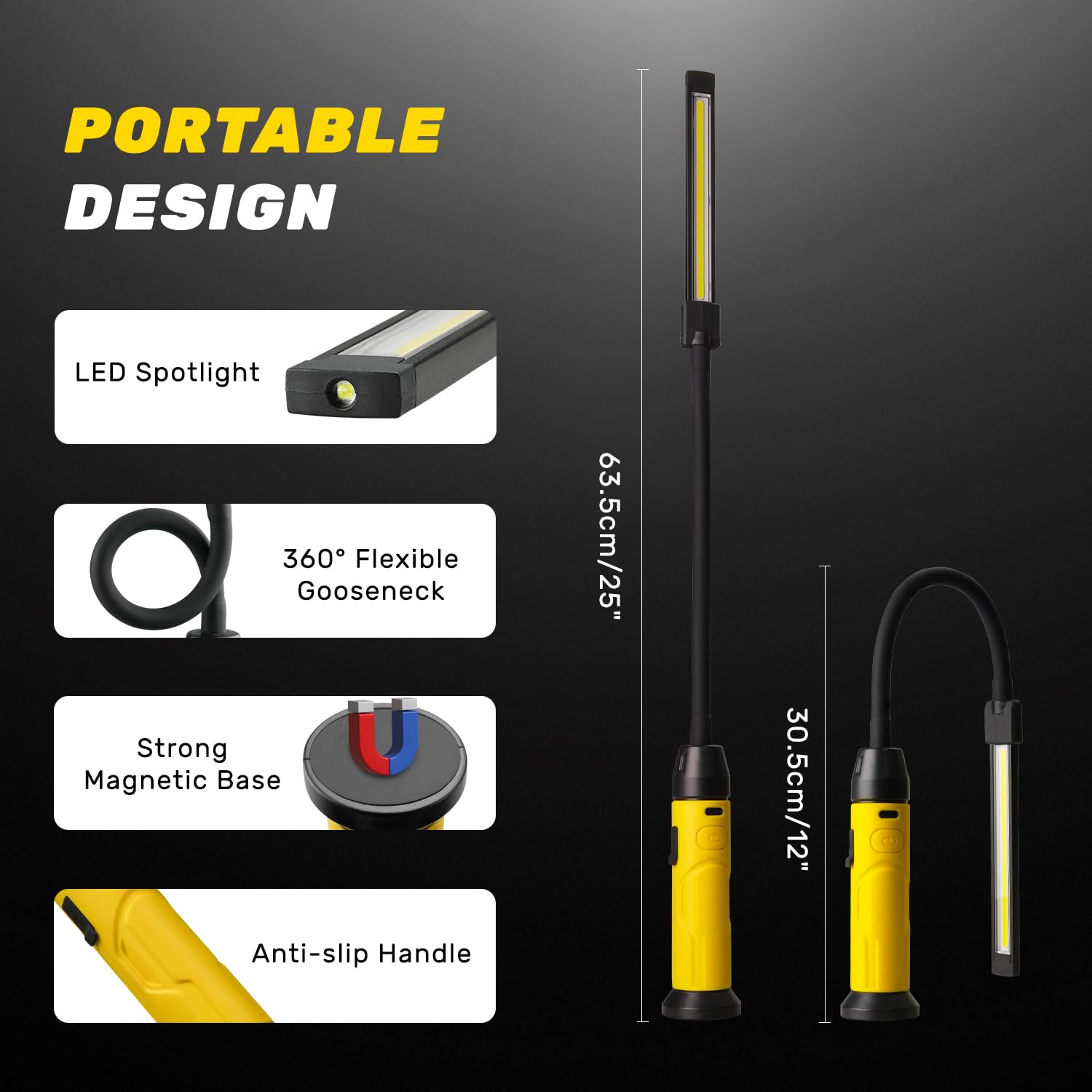 Napatyre magnetic base for stable, hands-free mounting