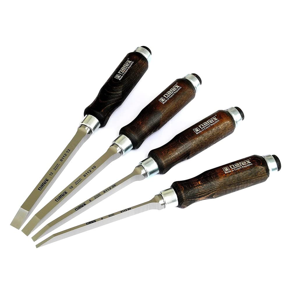 Narex 863600 mortise set blades 4–12 mm for precise joints