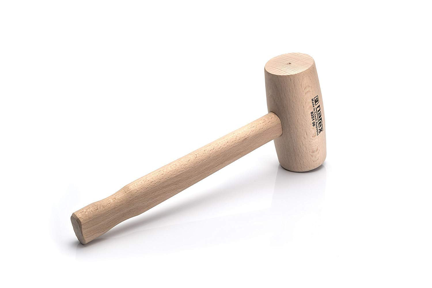 Narex carving mallet 12in unfinished beech provides stable control for relief carving
