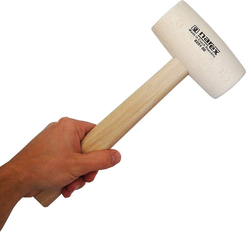 Narex European beech mallet shows solid wood construction for durable chiseling