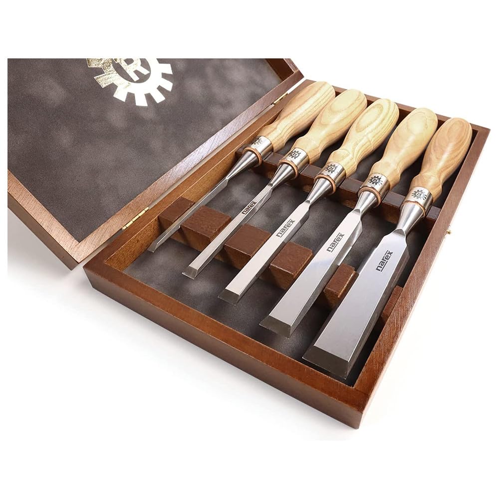 Narex Richter bevel edge chisel 3/8 inch offers steady control for detailed shaping