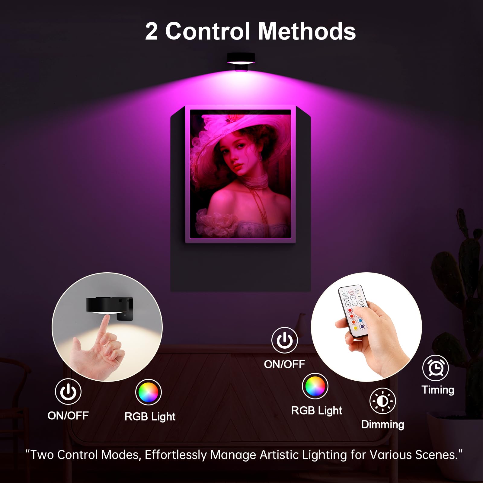 Narotood RGB colors and modes demonstrating color options