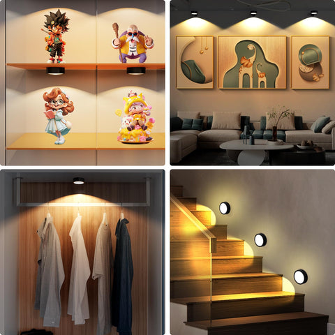 Narotood ambient room lighting suitable for living spaces and shelves