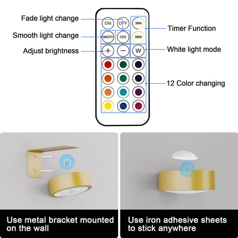 Narotood picture light in Smooth mode delivering gradual color transitions.