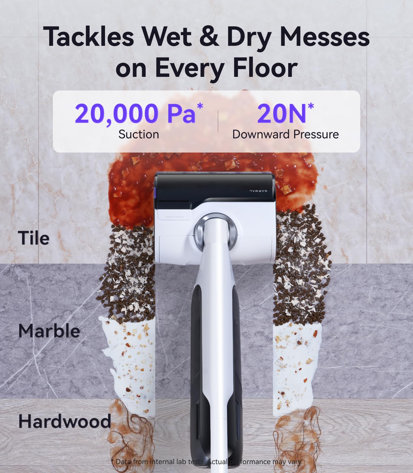NARWAL S30 heated drying bar speeds roller drying after cleaning.