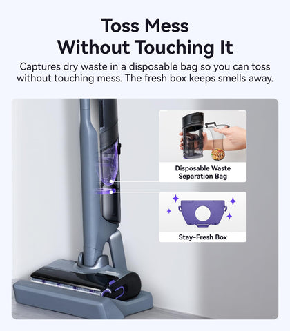 Narwal S30 Pro lies 180° to reach under furniture and beds.