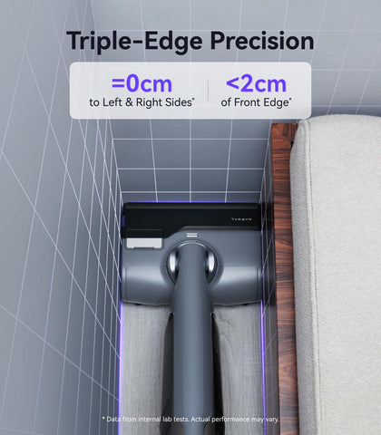 Narwal S30 Pro performs precise edge cleaning along baseboards.