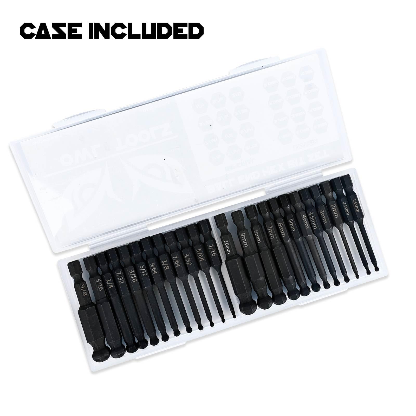 Narwhal CR-MO steel hex bits deliver durable performance for tough drilling tasks.