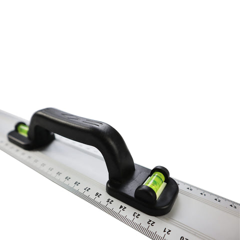 Nasafes ruler with built‑in level for quick alignment checks