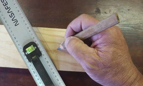 Nasafes ruler in kitchen setting for straight edges while baking