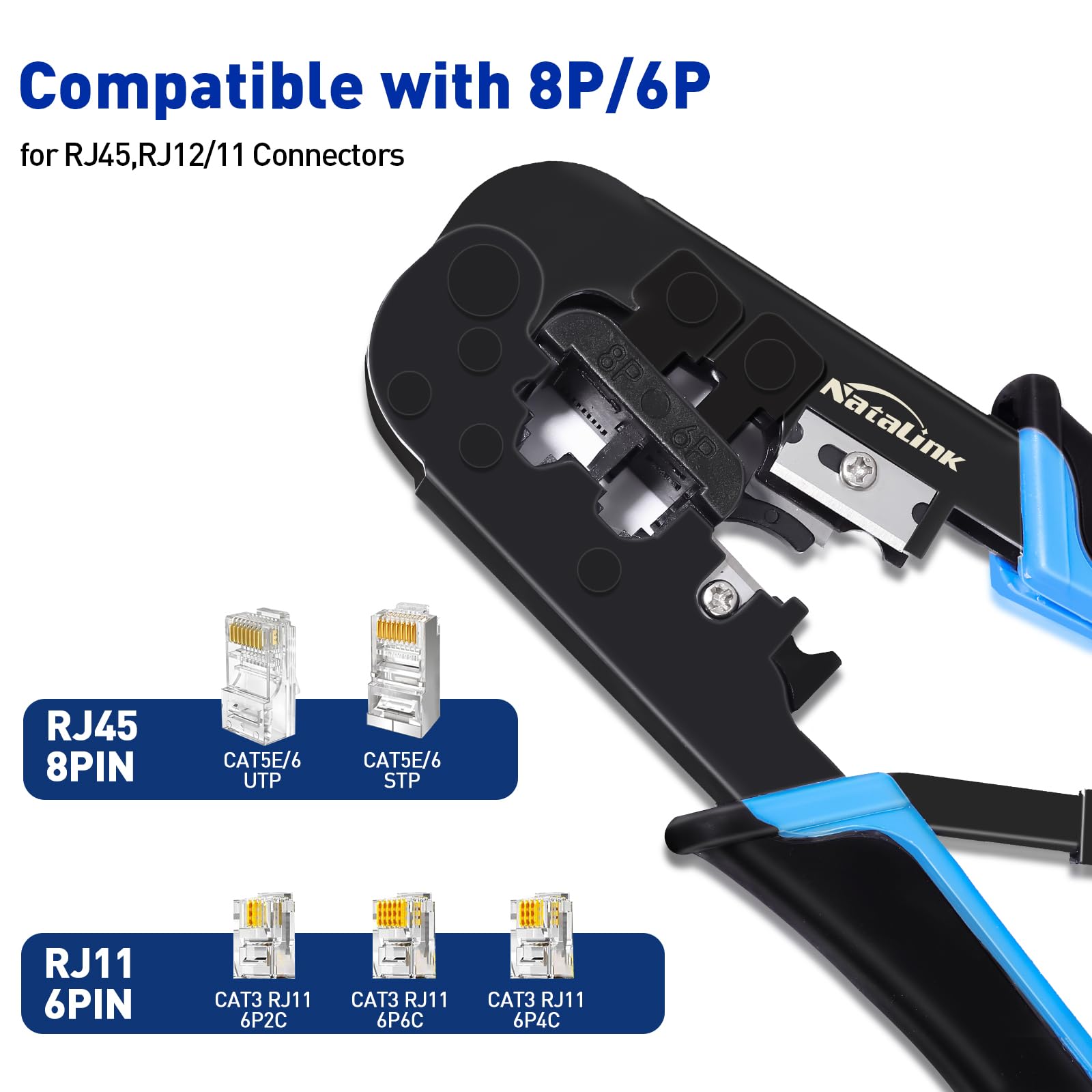 NataLink mini cable stripper strips cables without damaging cores.