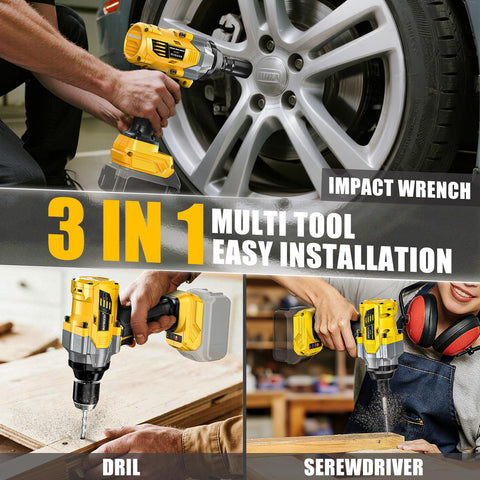 NATBEESY brushless motor with integrated LED work light for visibility