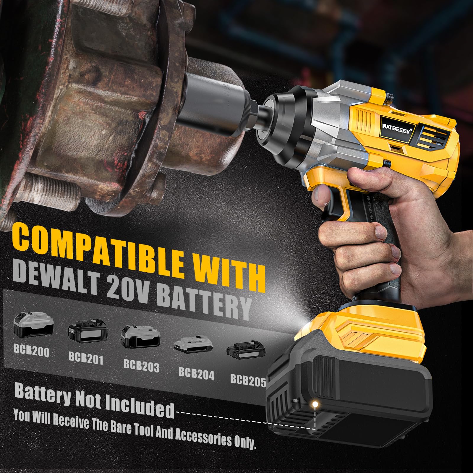 NATBEESY forward and reverse mode for easy fastening and removal
