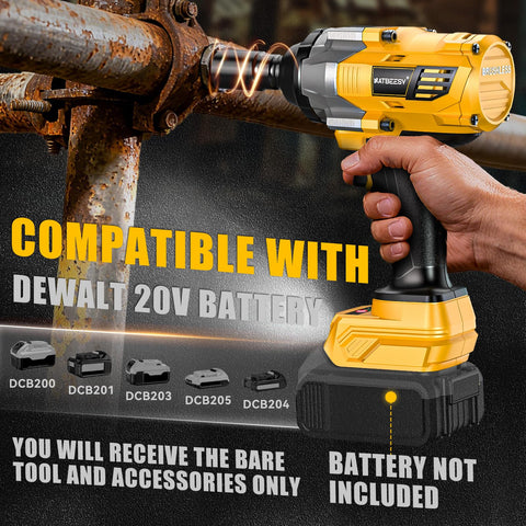 NATBEESY high-torque impact wrench delivering up to 1000 ft-lbs for stubborn bolts