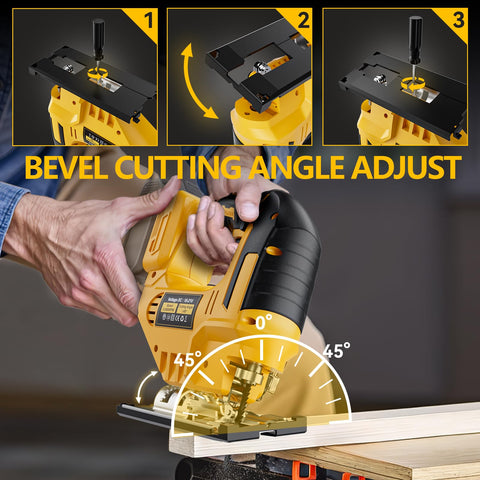 NATBEESY jig saw copper motor delivers reliable performance and cooling.
