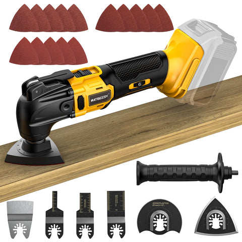 NatBEESY oscillating tool front view for versatile cutting and sanding