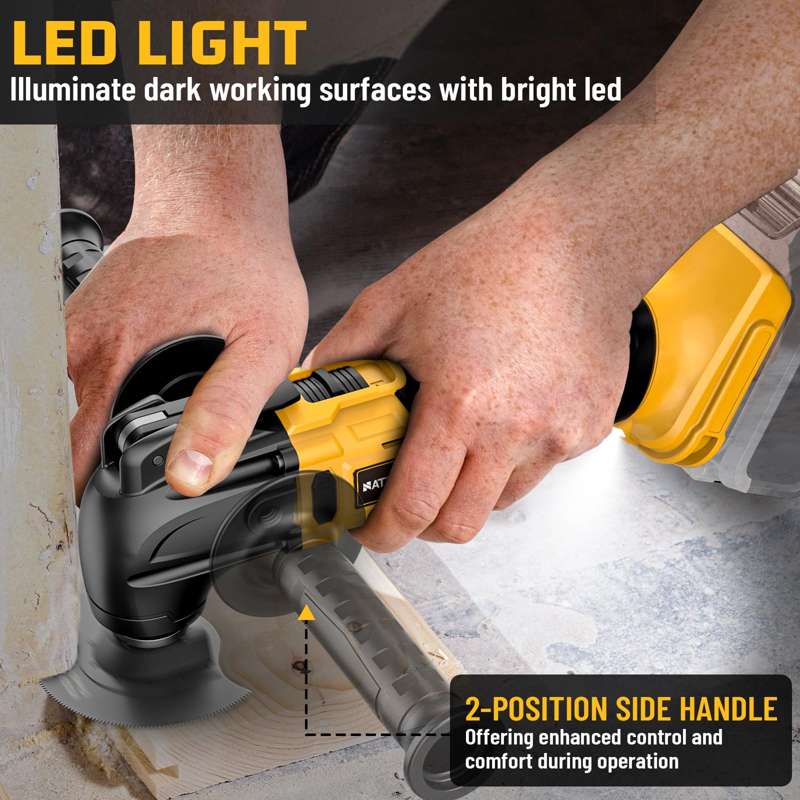 NatBEESY tool with tool-free blade change for quick attachments