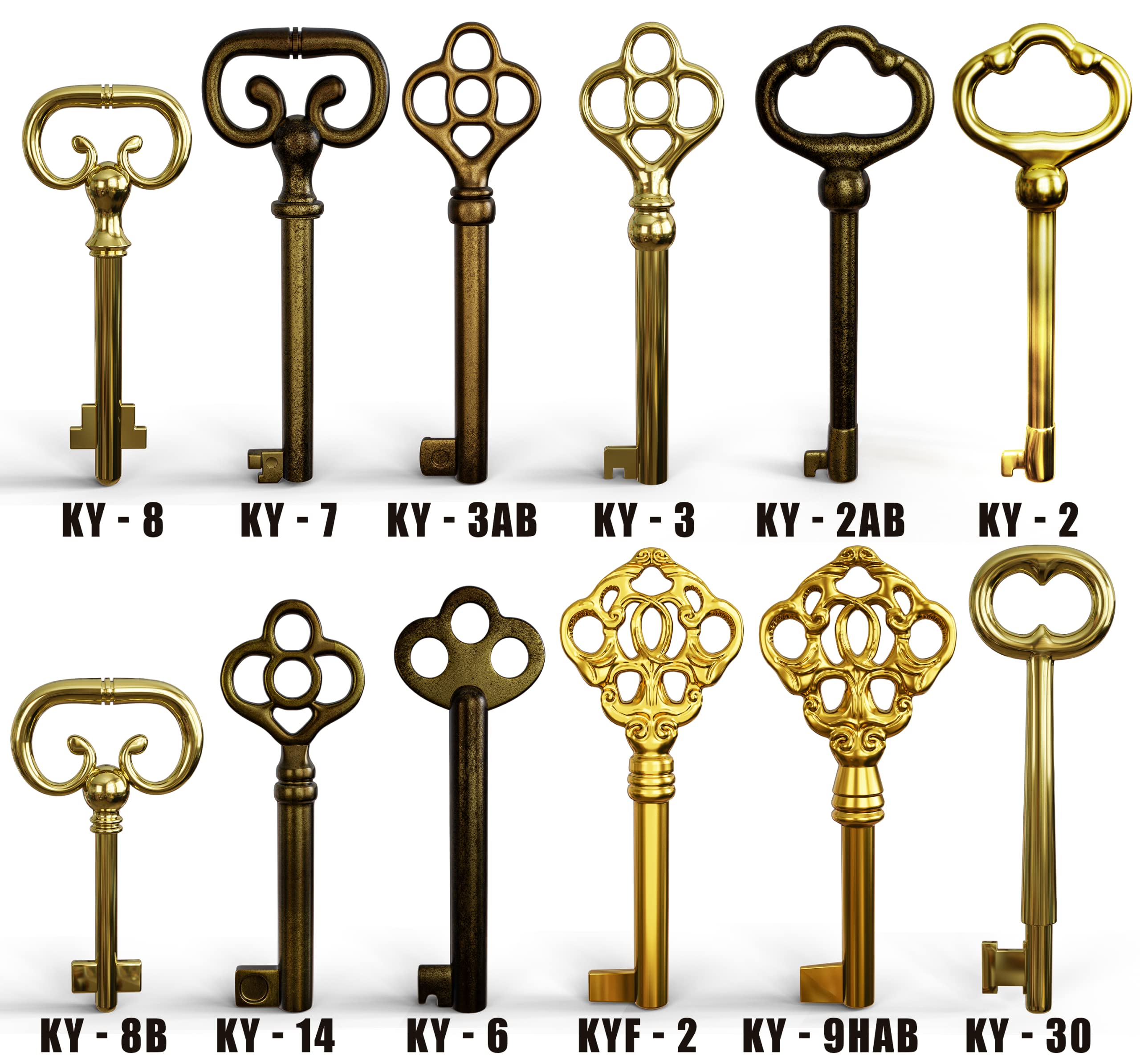 NATIKON KY-12S curio cabinet fit close-up shows compatible lock shapes