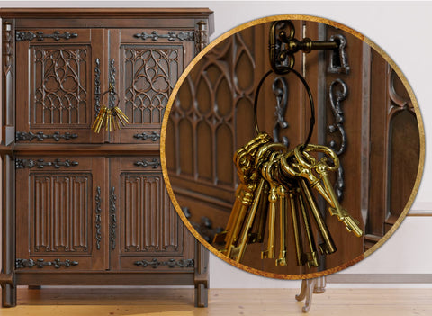 NATIKON KY-12S key in hand on a dresser for practical restoration access