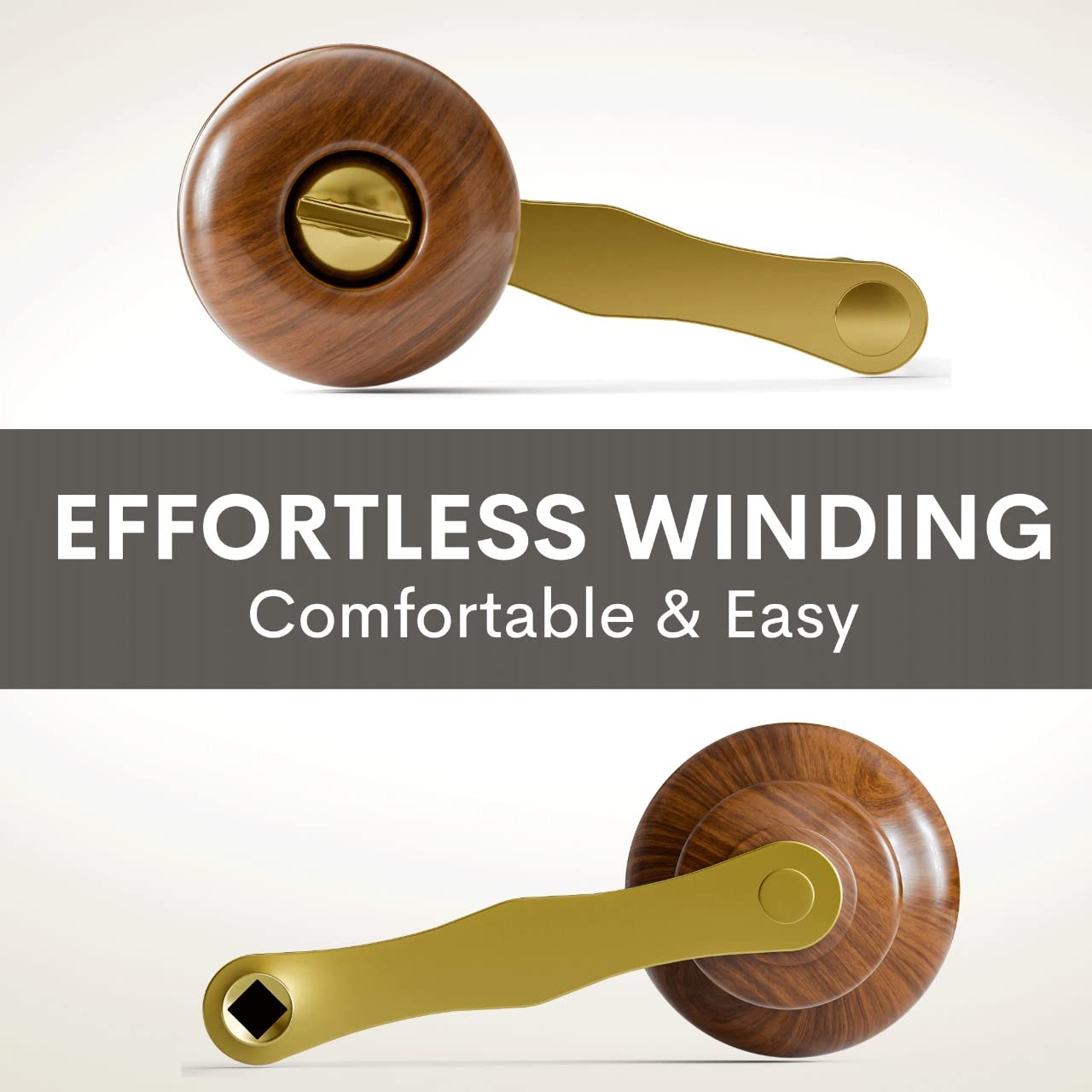 NATIKON winding key fits modern movements across Sligh, Ridgeway, Pearl clocks.