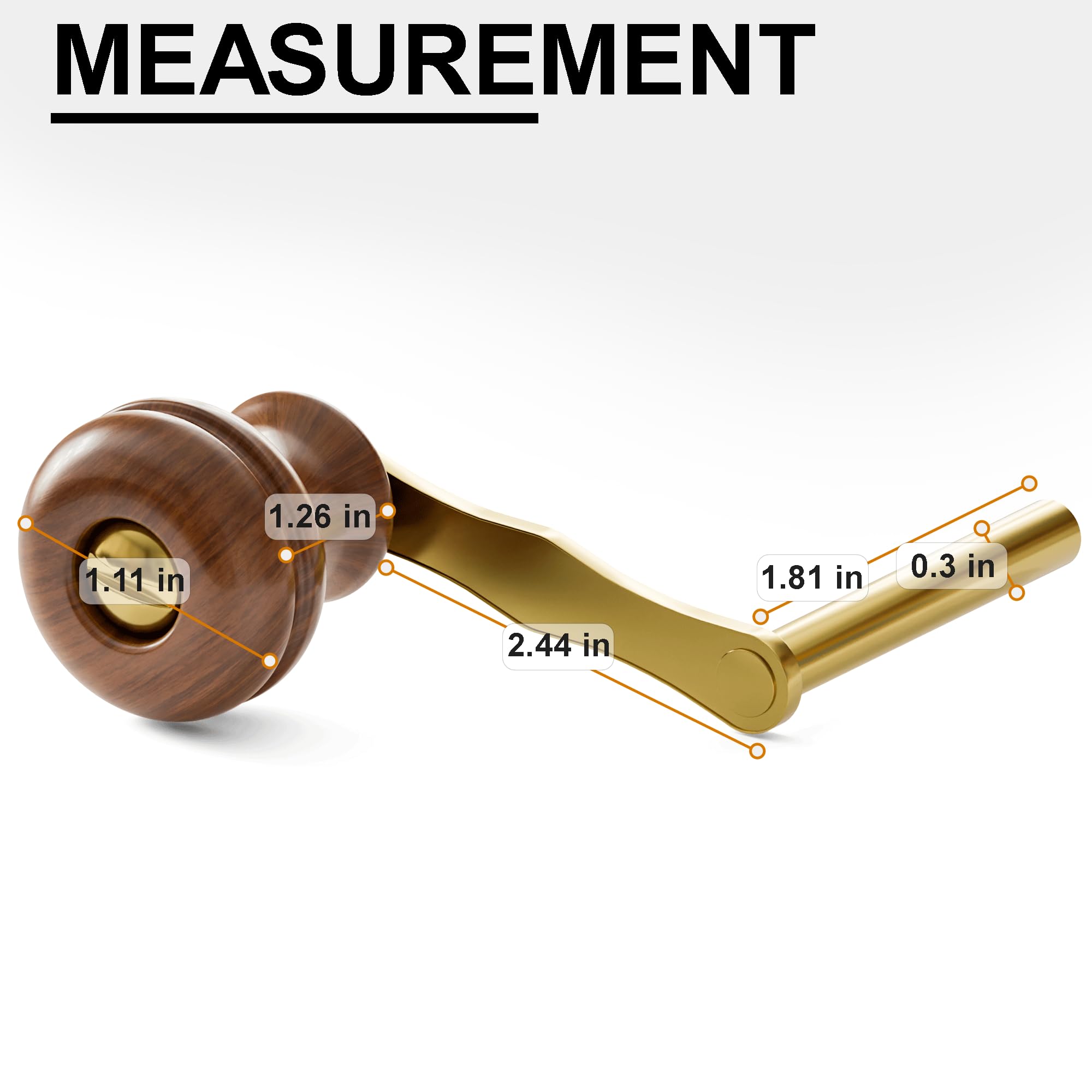 Close-up of NATIKON brass shaft highlights premium craftsmanship.