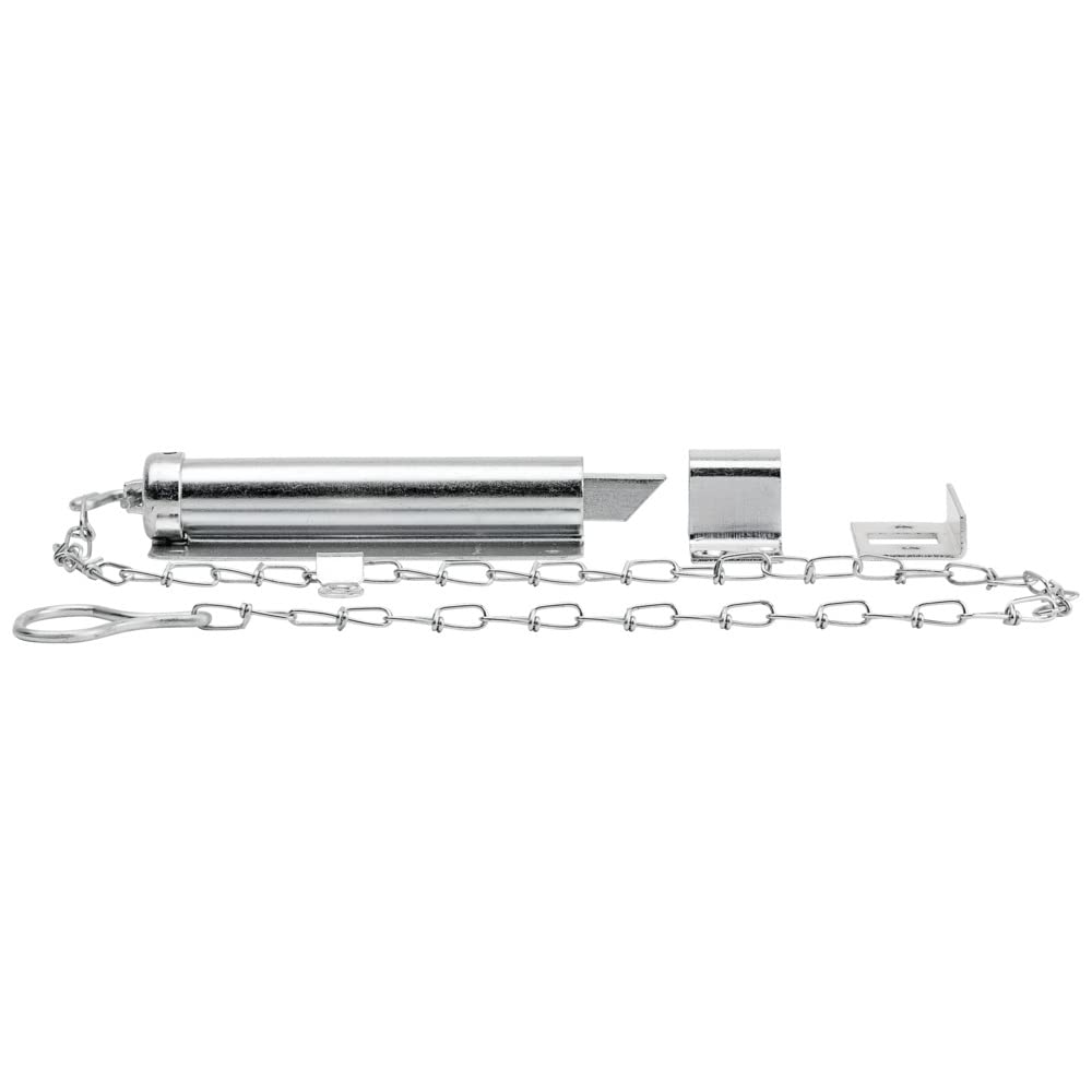 National Hardware 6-inch chain bolt in zinc plating, built from cold rolled steel for lasting strength.