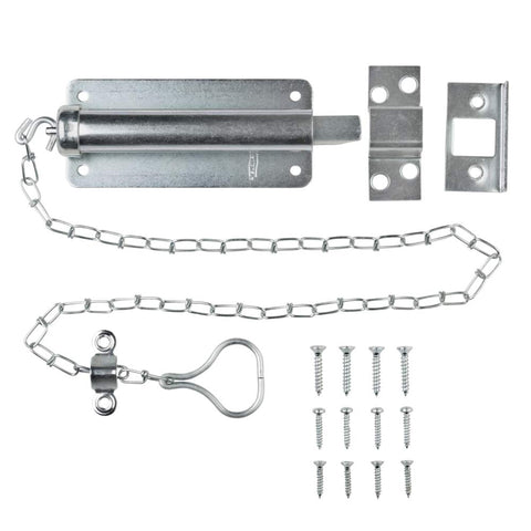 Suitable for right or left-handed door setups with this chain bolt.