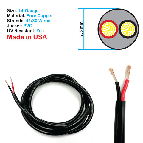 NATIONAL Wire&Cable stranded copper core 14 AWG, reliable for general wiring
