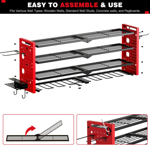 NattyDot organizer ideal for garages, workshops, and workbenches.