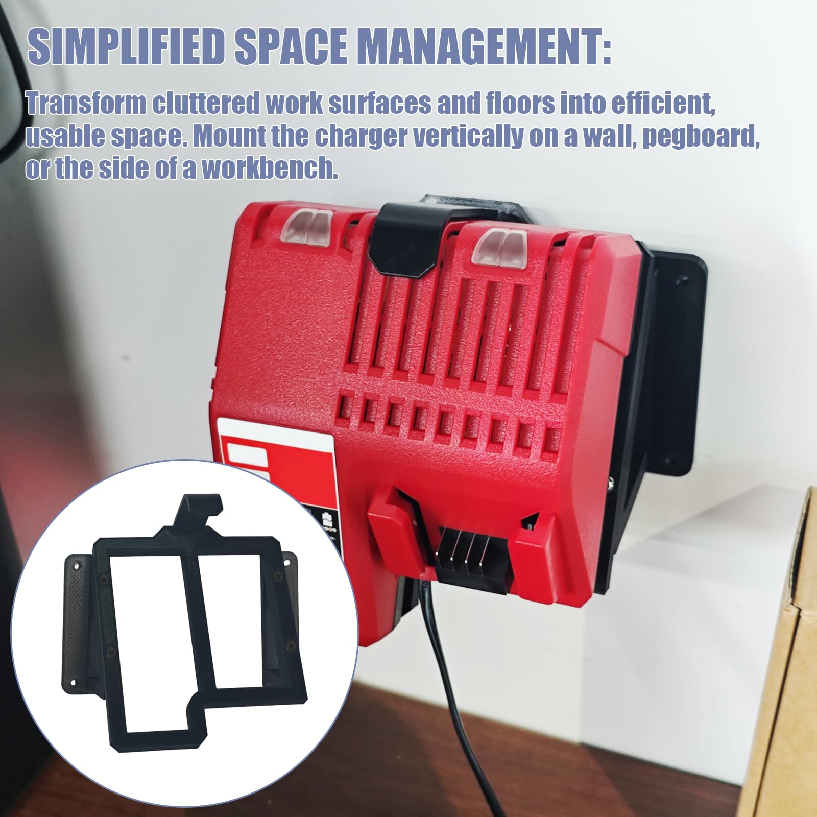 NATUHODE sturdy wall mounting plate anchors tools securely.