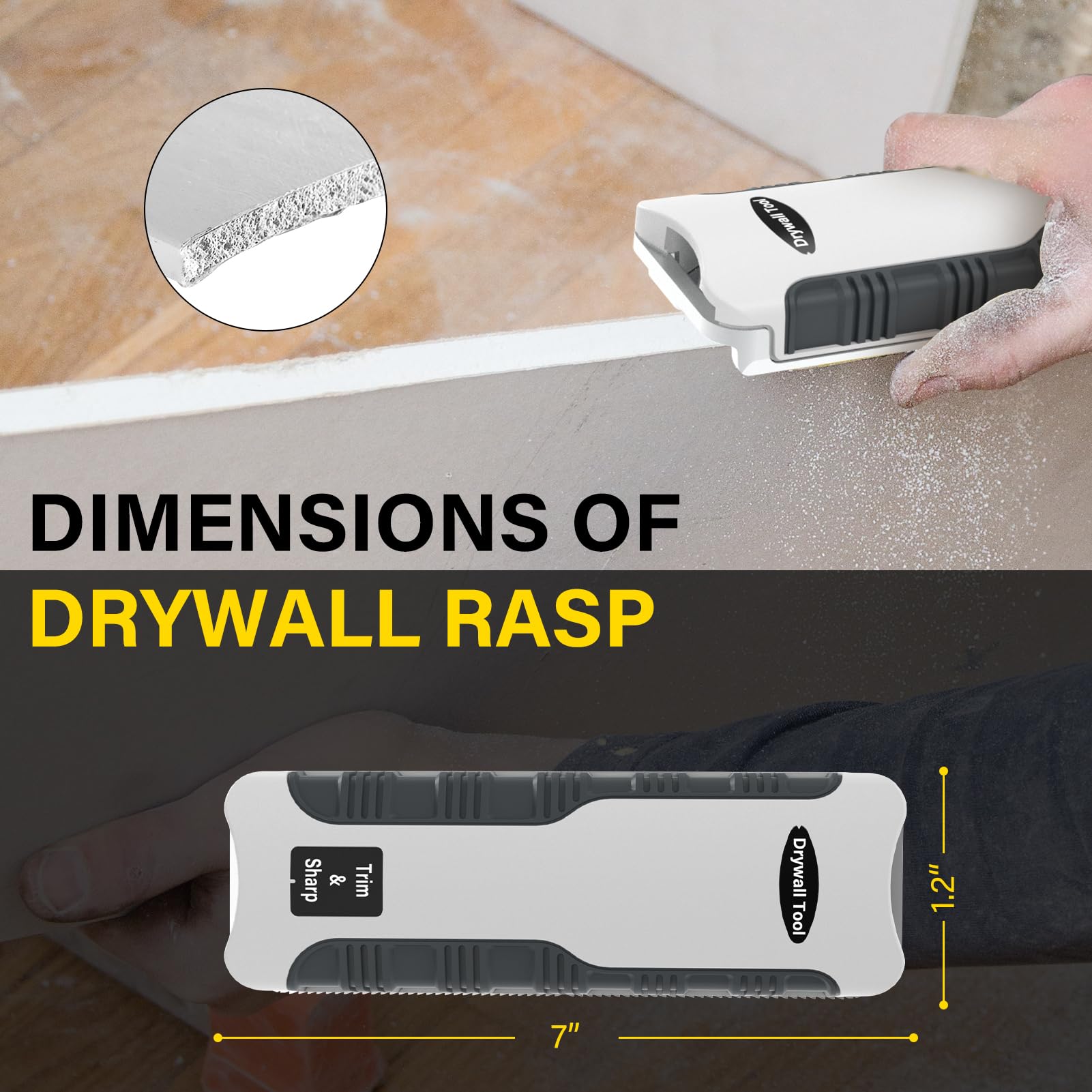 Natupal rasp side-rail notching tool for accurate corners