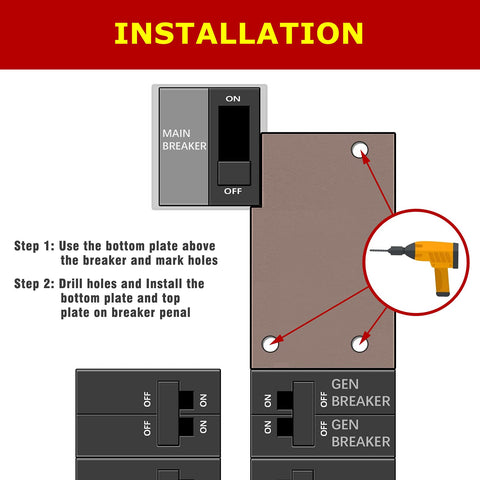 Natupal interlock kit drill bit aids precise mounting during installation