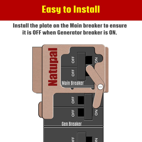 Natupal interlock on the exterior panel illustrating Siemens and Murray compatibility.