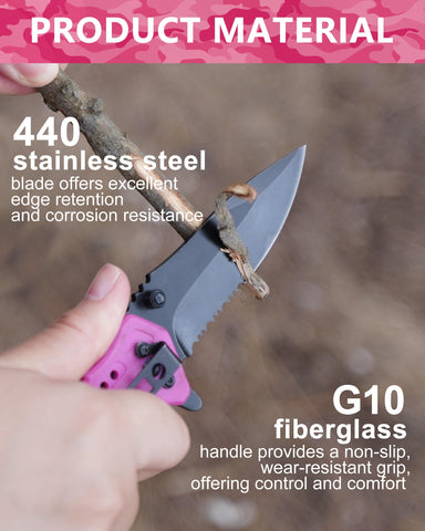 NaturaBlade bottle opener feature is ready for picnics and casual gatherings.