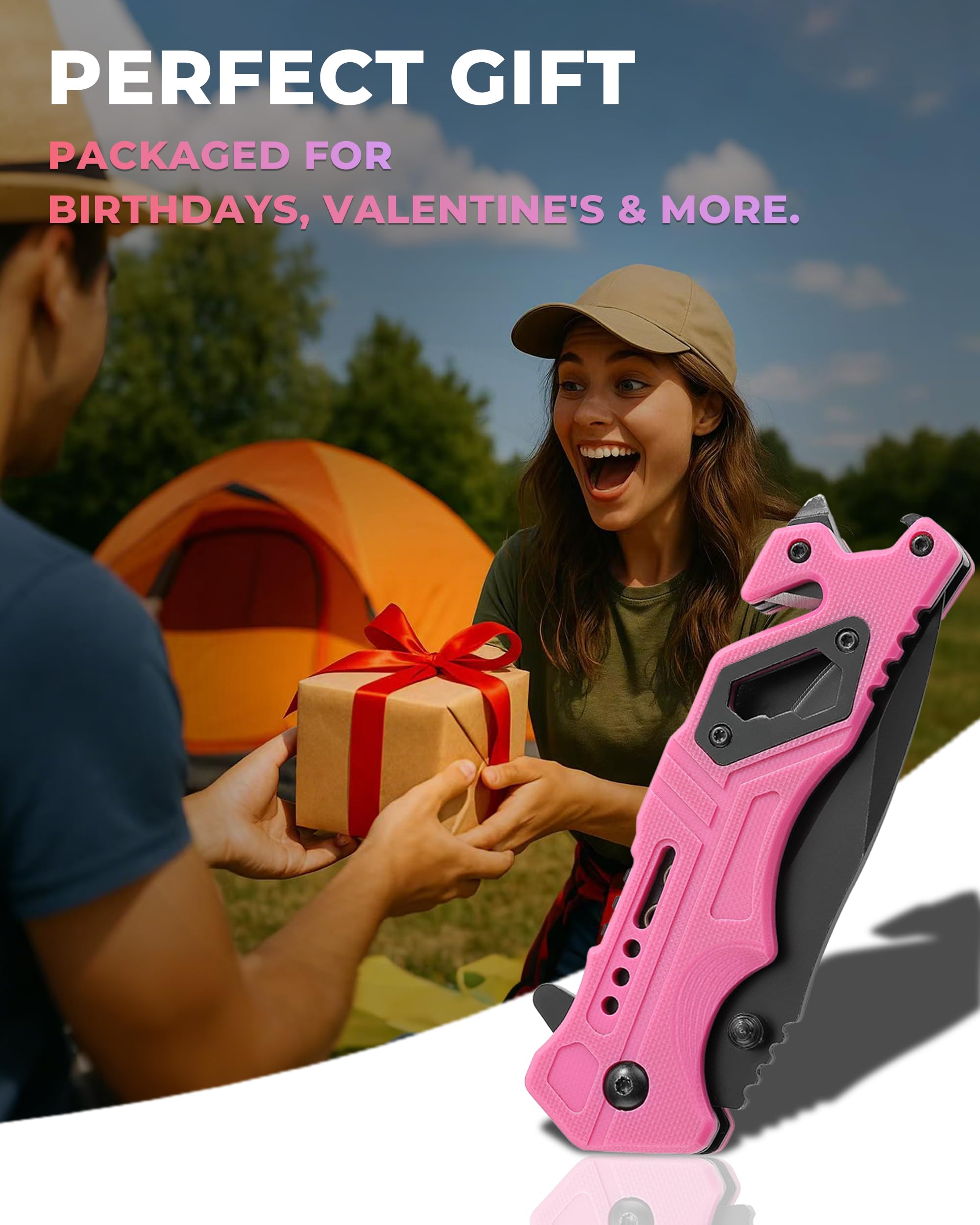 NaturaBlade hiking use case illustrates versatile readiness for trails and camps.