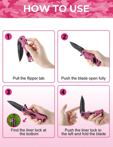 NaturaBlade purse-pocket ready design keeps this knife accessible on the move.