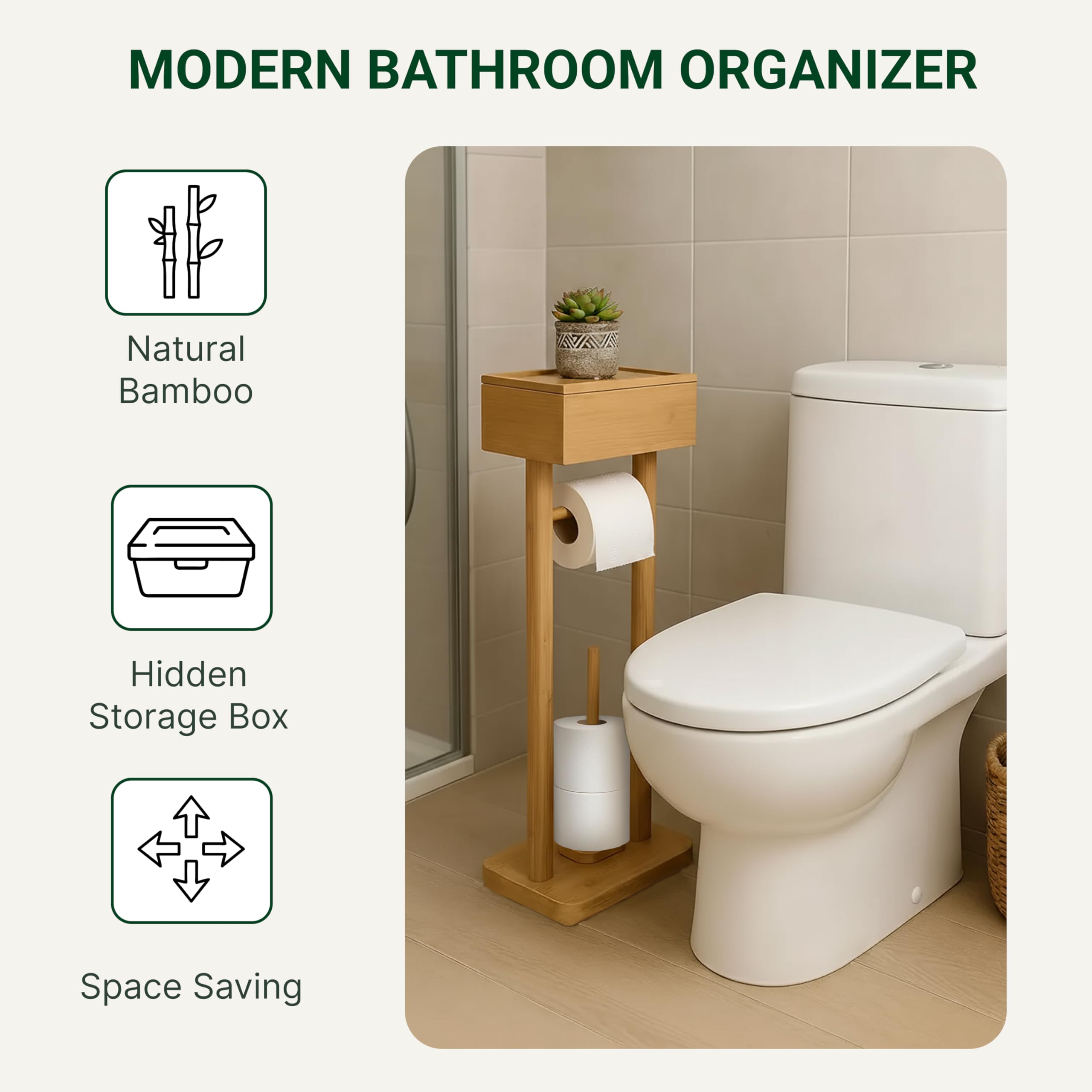NaturaWood sealed bamboo surface is easy to clean and durable.