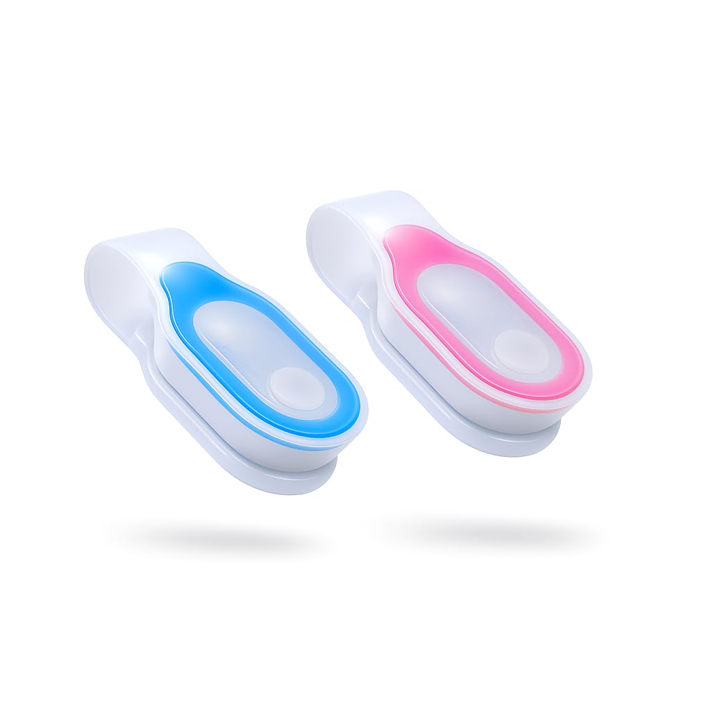 Natuvee nurse light clip-on blue on scrubs for hands-free rounds