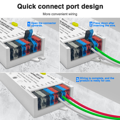 NaveiTech ESP32 WLED controller 20A fuse for enhanced electrical safety