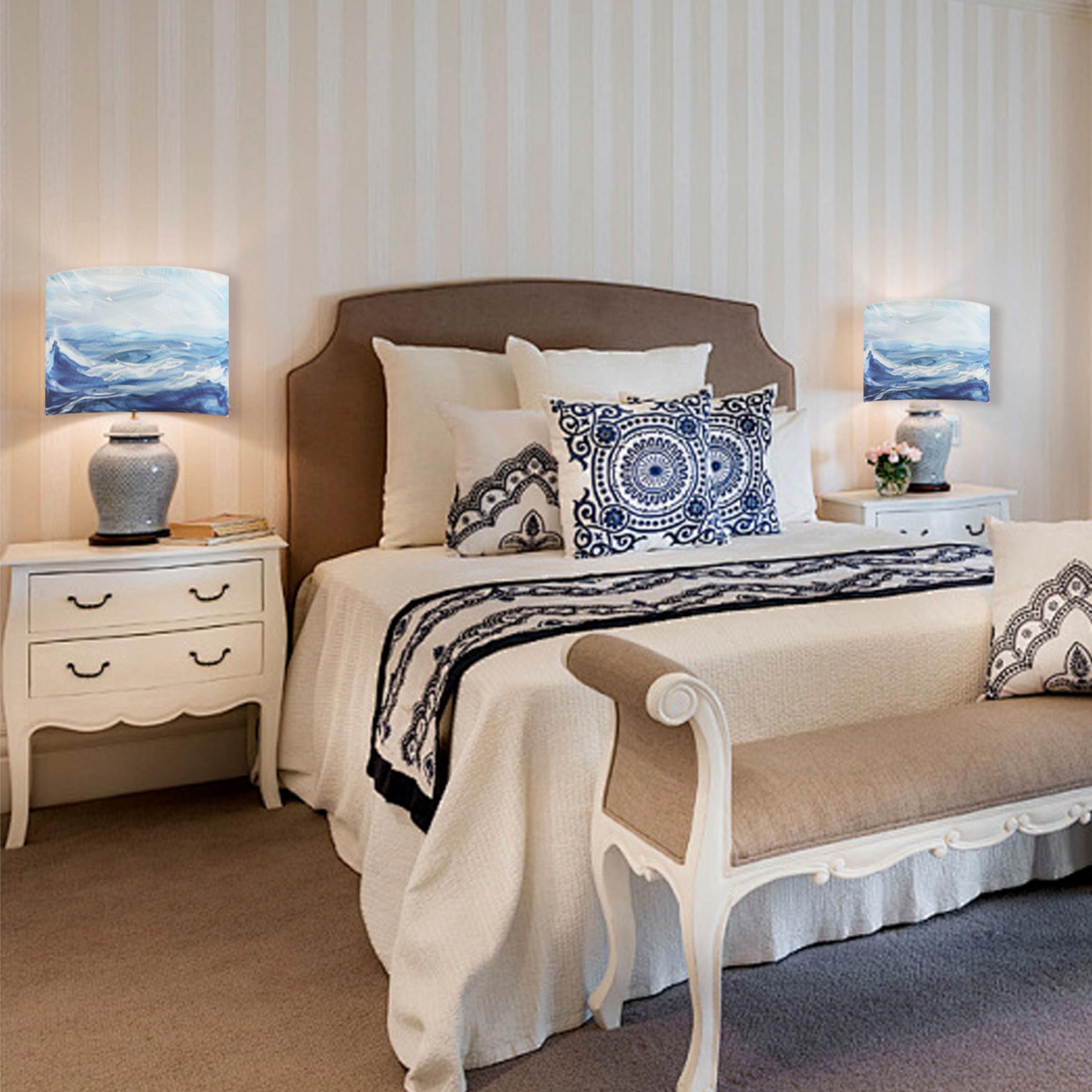 Included cord and clip provide quick installation on compatible lamps.