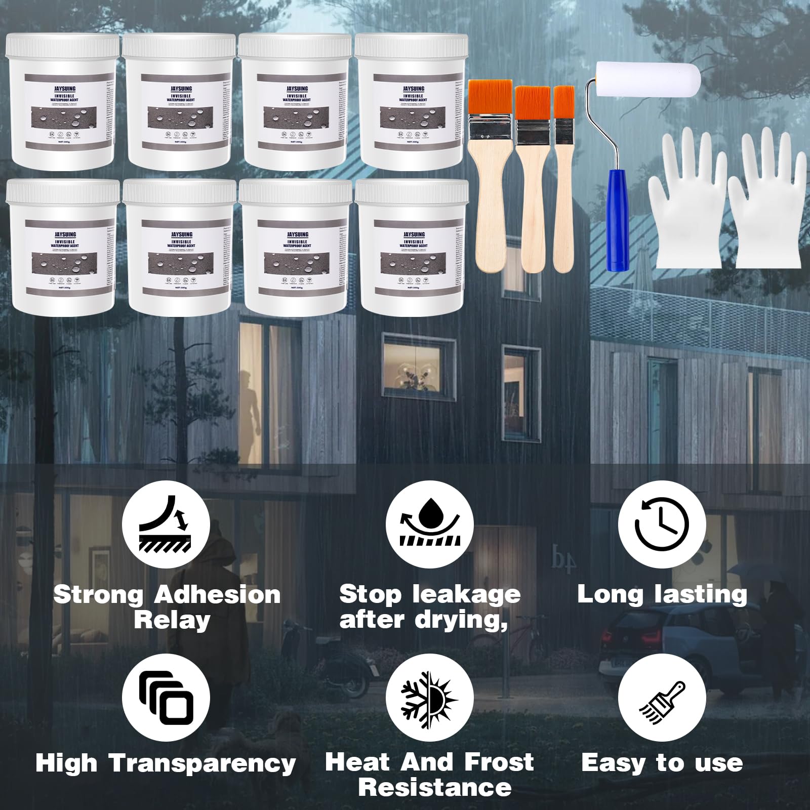 Navona Jaysuing sealant film forms after 24-48 hours for lasting protection.