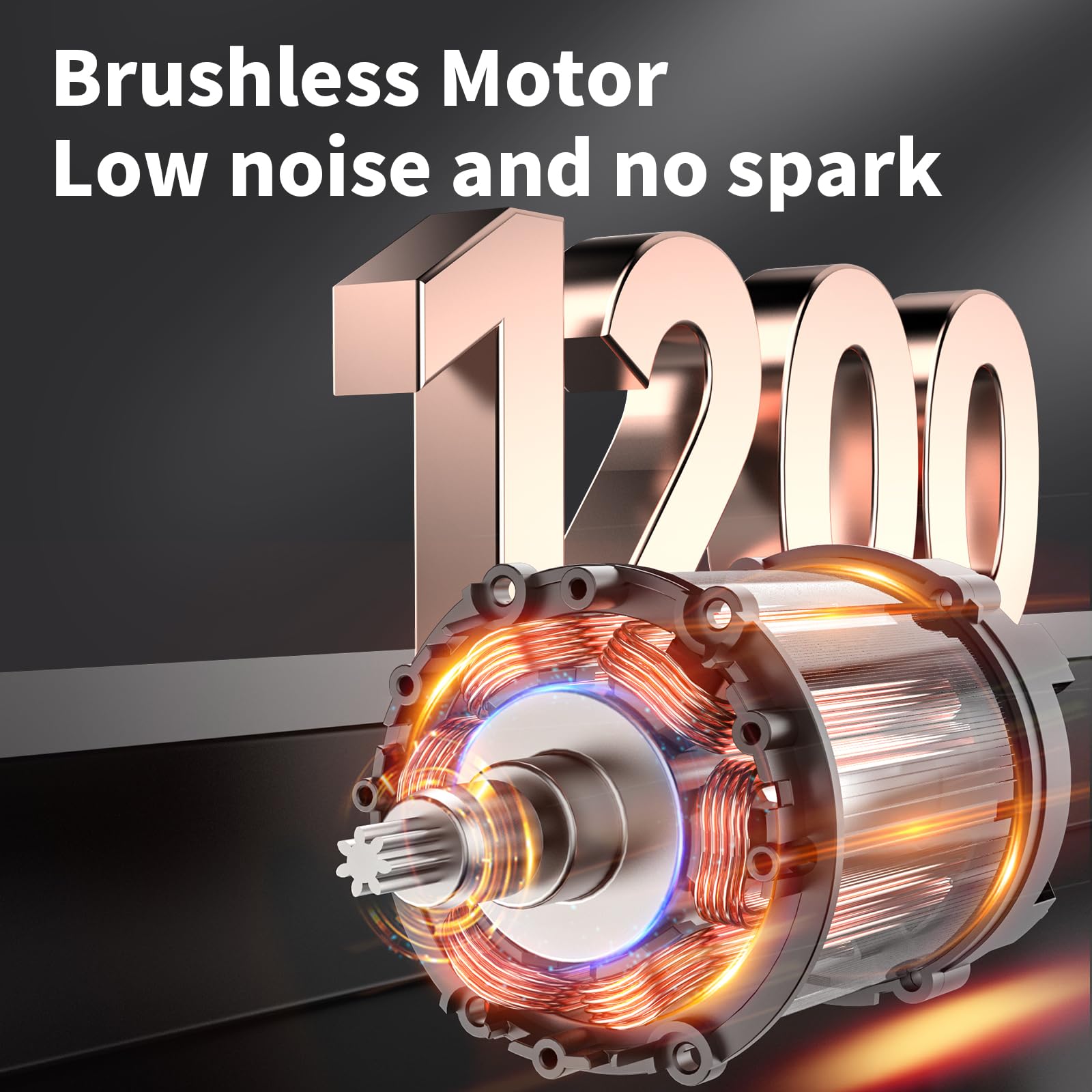 NAWIN brushless motor cordless impact driver runs cooler and efficiently