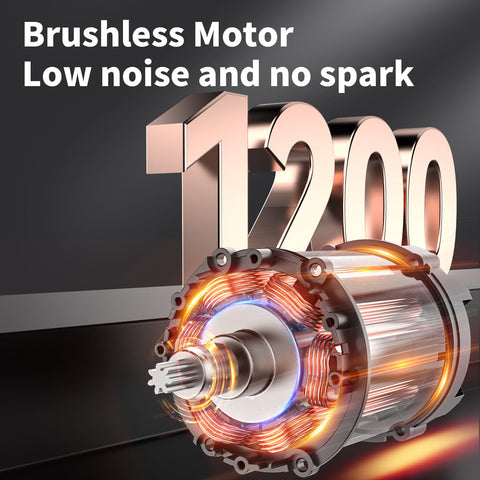 NAWIN brushless motor cordless impact driver runs cooler and efficiently