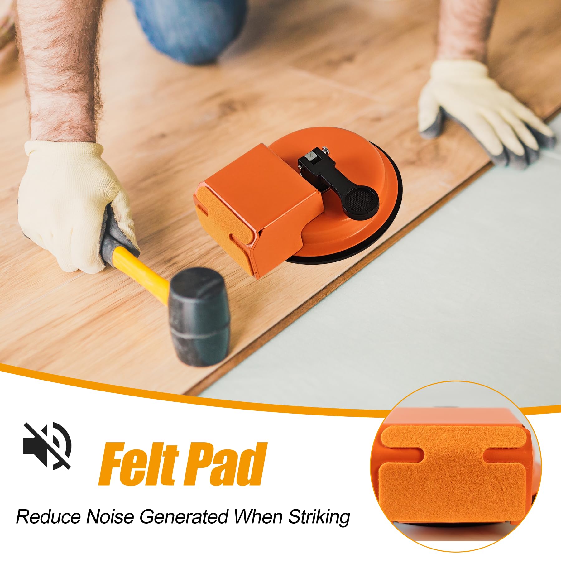 NAXVIO heavy-duty plank grabber designed for precise floor gap repair.