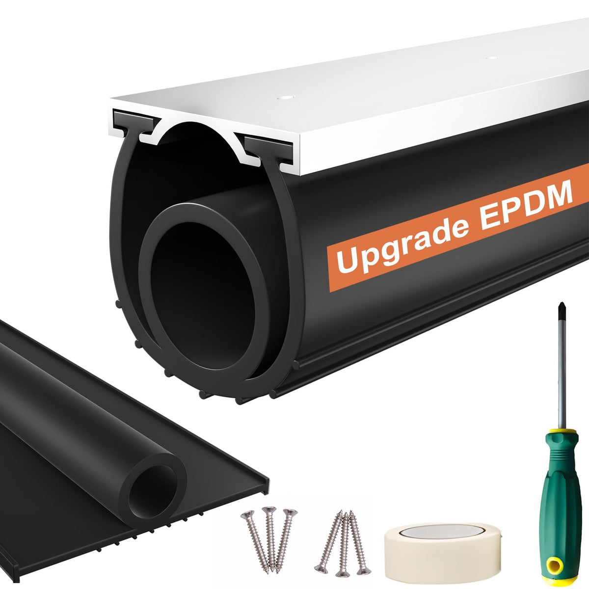 Nayotaa garage door bottom seal blocks drafts and improves closure