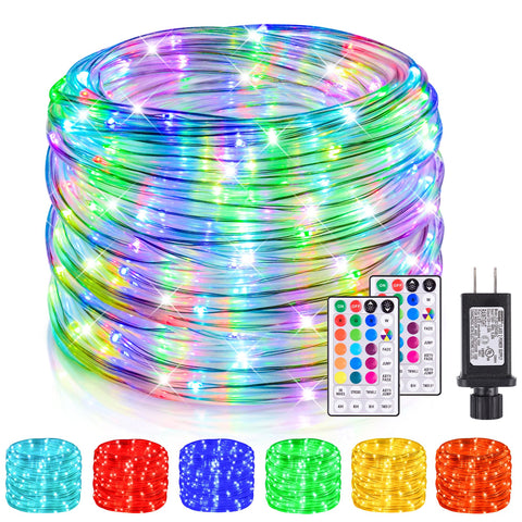 Nazuwke 99Ft LED rope light for vivid outdoor decor