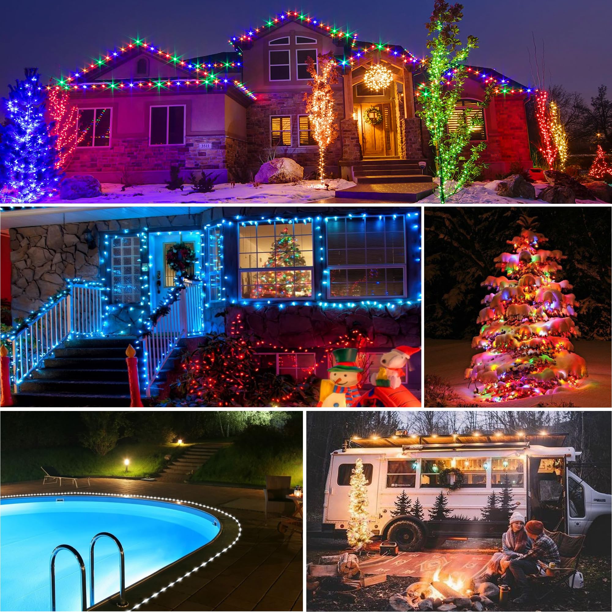 Nazuwke outdoor and indoor decor rope lights create inviting pathways and accents