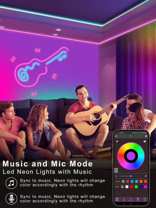 NBBUFF brightness control via remote and app for flexible lighting