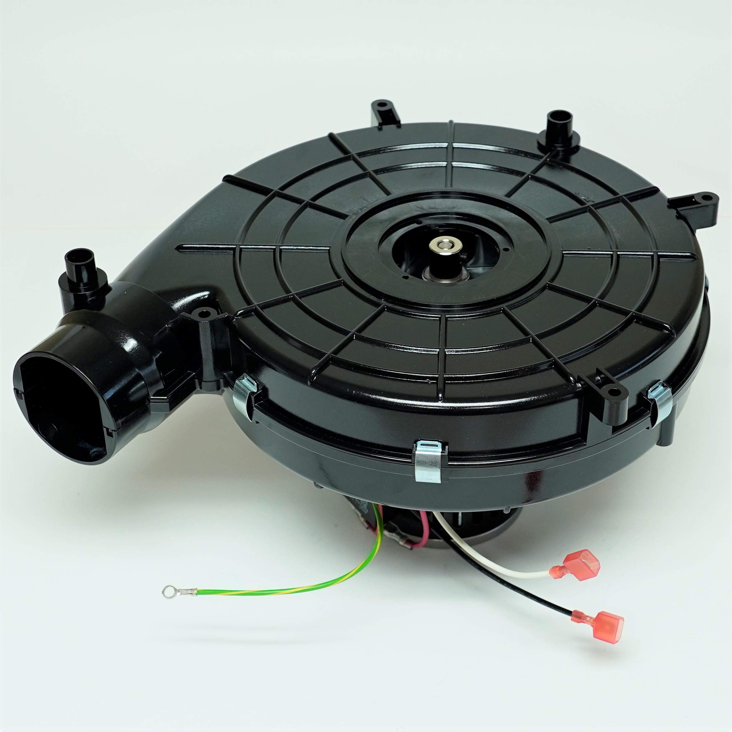 NBK draft inducer 12463 back view shows accessible wiring for easy setup